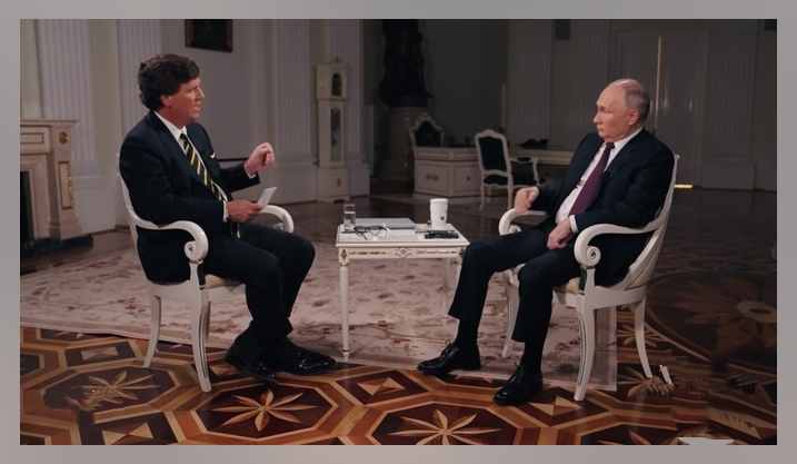 Интервью Такера Карлсона с Владимиром Путиным